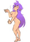  1girl breasts inkerton-kun nude shantae shantae_(character) shantae_(series) wink 