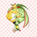  ampharos flygon pikachu pokemon shiroisora 