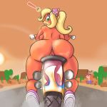  ! anthro anus big_butt breasts butt cactus clothed clothing coco_bandicoot crash_bandicoot_(series) driving fake_crash female female_focus flower flower_in_hair footwear hair jamesbarock male mammal mostly_nude motorcycle musical_note nude outside plant pussy shoes side_boob solo_focus sun surprise topless vehicle video_games wumpa_fruit 