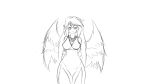  ! 1girl angel animated breast_expansion ilias mon-musu_quest! monster_girl ripped_clothing solo wings 