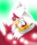  ambiguous_gender ashchu duo feral green_background hat_only latias legendary_pok&eacute;mon nintendo pasaran pikachu pok&eacute;mon pok&eacute;mon_(species) simple_background video_games 