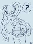  head_in_ass head_insertion leviathan living_butt_plug living_sex_toy q7 skullgirls squigly 