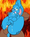  anal anthro armadillo balls bear belly big_breasts blue_fur breasts brown_fur bunker_(character) castlevania cracklevania cum cum_in_ass cum_inflation cum_inside cum_on_breasts cum_on_self curse dickgirl dickgirl/male dickgirl_penetrated duo fucked_silly fur inflation intersex intersex/male konami lactating lil_scooter56 male male_penetrating mammal navel nipples nude penis sex spreading tongue tongue_out video_games 