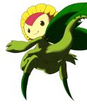  ambiguous_gender animal_genitalia cloaca digimon looking_back pasaran simple_background solo sunflowmon white_background 