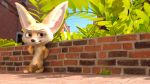  3d_(artwork) balls canine digital_media_(artwork) disney fennec finnick fox leaning male mammal outside penis scimunk single solo sunny zootopia 