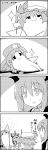 bow braid comic commentary_request easel eyebrows_visible_through_hair greyscale hair_bow hat hat_ribbon head_wings highres holding hong_meiling koakuma long_hair long_sleeves lying mob_cap monochrome necktie paintbrush painting painting_(object) pose remilia_scarlet ribbon shirt short_hair smile sparkle star tani_takeshi touhou translation_request twin_braids waistcoat yukkuri_shiteitte_ne 