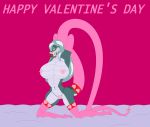  anthro breasts candy chocolate clothed clothing female food fusion holidays jessicarabbit junglebook2 kaa kaafemale reptile scalie snake solo topless valentine&#039;s_day 