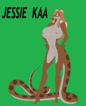  anthro breasts female invalid_tag jessicarabbitsnakebig junglebookfusion kaafemale nude solo 