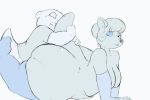  animated anthro big_butt bit-maki breasts butt duo eyeshadow female from_behind_position hembra huge_butt kangaroo makeup male male/female mammal marsupial sex simple_background tail_hug thick_thighs white_background wide_hips 