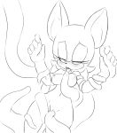  ahegao anthro bat blush breasts clothed clothing eyelashes female gloves hearlesssoul looking_pleasured mammal membranous_wings nipples open_mouth penetration pussy rouge_the_bat simple_background sonic_(series) tentacles tongue tongue_out vaginal vaginal_penetration white_background wings 
