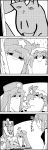  bat_wings bow braid comic commentary_request easel failure greyscale hair_bow hat hat_ribbon highres hong_meiling koakuma long_hair long_sleeves mob_cap monochrome painting_(object) pointy_ears poking remilia_scarlet ribbon shaded_face shirt short_hair smile star tani_takeshi touhou translation_request twin_braids very_long_hair waistcoat wings yukkuri_shiteitte_ne 
