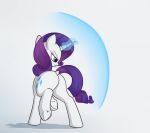  andelai angry butt equine female feral friendship_is_magic horn mammal my_little_pony rarity_(mlp) rear_view unicorn 