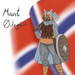  anthro armor axe blackbetty canine cape clothed clothing female helmet mammal melee_weapon shield weapon wolf 
