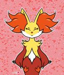  &lt;3 anthro beauty_mark delphox female hi_res inner_ear_fluff mahoxy nintendo pok&eacute;mon pok&eacute;mon_(species) solo video_games 