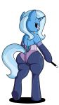  absurd_res andelai bedroom_eyes big_butt butt clothing corset equine female feral friendship_is_magic half-closed_eyes hi_res horn leotard lingerie mammal my_little_pony seductive spandex tight_clothing trixie_(mlp) unicorn wand 