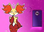  beauty_mark delphox female hi_res inner_ear_fluff mahoxy nintendo pok&eacute;mon pok&eacute;mon_(species) solo surprise video_games 