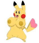  &lt;3_tail artybear big_breasts breasts busty_feral cleft_tail clitoris female feral fur happy looking_at_viewer nintendo nipples open_mouth pikachu pinka_the_thicc_pikachu pok&eacute;mon pok&eacute;mon_(species) presenting presenting_breasts presenting_pussy pussy seductive smile solo spread_legs spreading standing thick_thighs tongue video_games wide_hips yellow_fur 