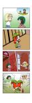  &gt;_&lt; 0_0 4koma 5girls :d =_= ^_^ absurdres alice_margatroid animal_ears arms_up bat_wings blonde_hair blood blue_dress braid bucket capelet chibi closed_eyes comic door dress eyebrows_visible_through_hair fairy_wings fangs flandre_scarlet flower_wings flying_sweatdrops gate gradient gradient_background green_hair green_vest hairband hands_on_hips hat head_wreath highres hong_meiling kasodani_kyouko lily_white lolita_hairband long_hair mob_cap motion_lines multiple_girls o_o open_mouth opening_door opening_window pink_dress puffy_short_sleeves puffy_sleeves rakugaki-biyori rapeseed_blossoms red_hair short_hair short_sleeves shutter smile solid_oval_eyes spoken_character spoken_person star sweatdrop touhou triangle_mouth twin_braids v-shaped_eyebrows vest window wings wringing xd 