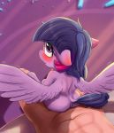  2018 alcor90 anus blush cutie_mark duo equine eyelashes feathered_wings feathers female friendship_is_magic fur hi_res horn human interspecies mammal my_little_pony pussy_juice solo_focus twilight_sparkle_(mlp) winged_unicorn wings 