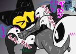  &lt;3 feline ghost google_doodle hamohabu japanese_text licking mammal momo_(google) saliva spirit text tongue tongue_out translation_request 