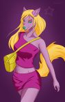  anthro canine darella digital_media_(artwork)hi_res female general: hair long_hair mammal outside solo species: walking 