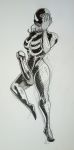  dickgirl intersex monochrome penis traditional_media_(artwork) unknown_artist venom 