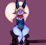  bunny_costume costume league_of_legends poppy_(lol) puddomega riot_games thick_thighs video_games wide_hips yordle 