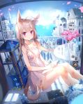  animal_ears b_rock dress summer_dress tail 