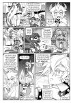  :d arm_up armor bangs bare_shoulders bathing blush bowsette bracelet breasts collar comic crown dress earrings english fang greyscale hair_between_eyes helmet highres jewelry kamina_shades left-to-right_manga mario_(series) monochrome new_super_mario_bros._u_deluxe open_mouth pencils_(artist) sharp_teeth sidelocks smile spiked_bracelet spiked_collar spiked_shell spiked_tail spikes strapless super_crown tail teeth 