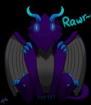  bluends dragon glowing invalid_tag tagme 