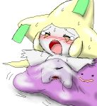  ambiguous/ambiguous ambiguous_gender animal_genitalia blush cloaca ditto drooling jirachi legendary_pok&eacute;mon nintendo pasaran pok&eacute;mon pok&eacute;mon_(species) saliva sweat video_games 