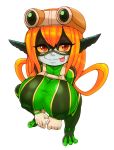  2018 asui_tsuyu big_breasts big_nipples bodysuit breasts clothing costume crossover erect_nipples eyewear female gloves goggles hair hi_res humanoid imp long_hair looking_at_viewer matospectoru midna my_hero_academia nintendo nipple_bulge nipples not_furry orange_hair pointy_ears red_eyes short_stack simple_background skinsuit smile solo the_legend_of_zelda tight_clothing tongue tongue_out twili twilight_princess video_games white_background yellow_sclera 