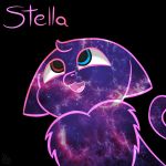  cat eastlog feline female feral heterochromia mammal space star stella_(disambiguation) 