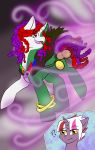  dreadlocks equine fan_character female hazy_sky horn horse jolliapplegirl magic_user mammal my_little_pony pony skull story story_in_description tribal_spellcaster unicorn witch_doctor 