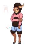  2018 absurd_res bulge caprine chipmunk clothed clothing color_swatch digital_drawing_(artwork) digital_media_(artwork) drawyourfursona fur hi_res hooves hybrid male mammal penis_outline pink_sweater qwaxi~lixard rodent sheep slightly_cubby smile solo standing twitter_hoodie underwear wool 