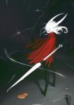  1girl absurdres cape female highres hollow_knight jun_(seojh1029) personification solo weapon white_hair 