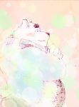  2018 anthro bear belly bismasouen blush fur humanoid_hands male mammal overweight overweight_male polar_bear scarf shirane_kan solo utau white_fur 
