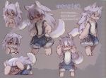  canine cub eyewear folded_ears glasses male mammal text translation_request tsukushi_akihito wolf young 
