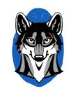  2018 anthro blue_eyes canine digital_media_(artwork) male mammal rakan scar shex sketch were werewolf wolf 