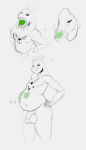  anthro asriel_dreemurr balls belly big_belly caprine goat invalid_tag just-another-vore-artist male male_pred mammal monster penis post_vore undertale video_games vore 