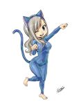  1girl barefoot blonde_hair blue_eyes breasts chibi eden&#039;s_zero large_breasts long_hair mashima_hiro official_art rebecca_(eden&#039;s_zero) tagme 