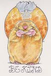  2016 3_fingers 3_toes :3 abstract_background afrosoricid ambiguous_gender anthro baobab_flower battlehog biped claws english_text eyeless featureless_crotch feral flower front_view full-length_portrait fur golden_mole happy mammal motivational_poster nude overweight overweight_ambiguous pink_claws pink_nose plant portrait semi-anthro shadow simple_background smile solo standing tan_fur text toe_claws toes traditional_media_(artwork) white_background 
