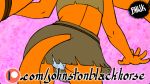  2d_animation animated anthro badger bhawk brown_fur butt clothed clothing female fully_clothed fur hair long_hair mammal multicolored_fur multicolored_hair mustelid panties sonic_(series) sonic_boom sticks_the_jungle_badger underwear 
