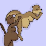  2018 breasts duo female female/female invalid_tag mammal mustelid otter pregnant thunderouserections 