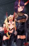  fate/grand_order horns ibaraki_douji_(fate/grand_order) shuten_douji_(fate/grand_order) vkejr702 