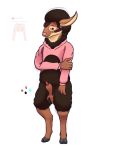  2018 absurd_res animal_genitalia anthro balls bottomless caprine chipmunk clothed clothing color_swatch digital_drawing_(artwork) digital_media_(artwork) drawyourfursona fur hi_res hooves hybrid male mammal penis pink_sweater pubes qwaxi~lixard rodent sheath sheep sketch slightly_chubby smile solo standing twitter_hoodie wool 