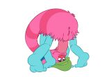  animated anus autofellatio balls bob-jiggles cooper erection hi_res humanoid loop male masturbation not_furry oral oral_masturbation penile_masturbation penis simple_background smile solo trolls_(film) 