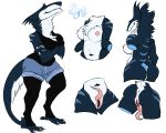  &lt;3 2018 big_butt breasts butt clothing female fur gypsy_the_sergal looking_at_viewer mammal nipples nude pussy sergal smile solo thesoldierofspades thick_thighs wide_hips 