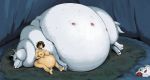  belly big_belly big_breasts breasts canine cave deity featherhead female feral ghibli human hyper hyper_belly hyper_pregnant invalid_color lactating mammal milk morbidly_obese moro-no-kimi nude obese overweight pregnant princess_mononoke teats wolf 