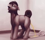  2018 brown_fur desperate detailed_background difetra earth_pony equine fan_character female friendship_is_magic fur hair hooves horse mammal my_little_pony nude omorashi open_mouth peeing pony relief shaking solo standing teeth tongue urine watersports 